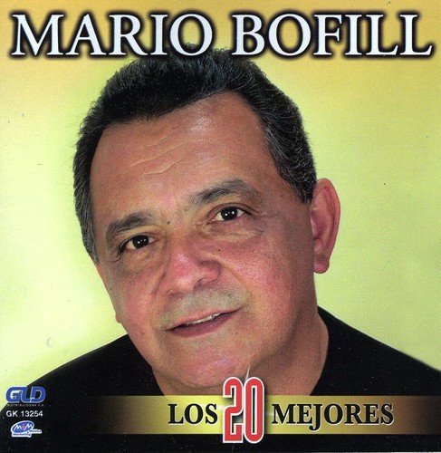 CD cover featuring portrait of Mario Bofill with text "Los 20 Mejores".