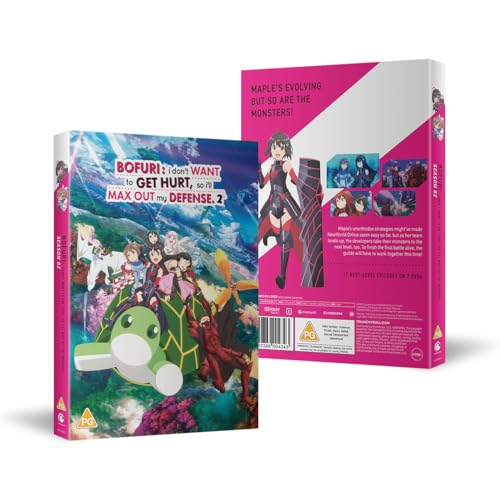 DVD case for "Bofuri" anime, featuring characters on a giant turtle.