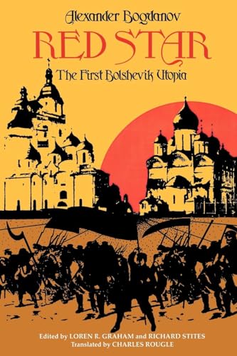 Book cover: “Red Star” with silhouetted figures and Russian architecture.