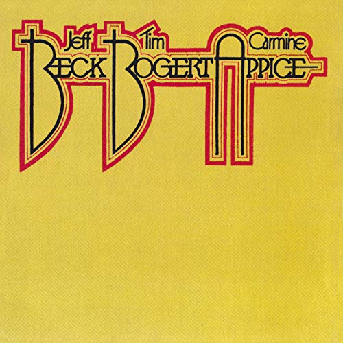 Yellow album cover with red stylized “BBA” lettering and band member names.