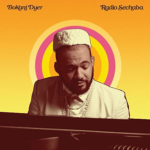 Album cover of Bokani Dyer for Radio Sechaba featuring a man at a piano.