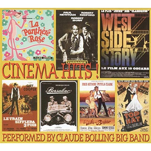 CD cover featuring film posters and "Cinema Hits!" text.