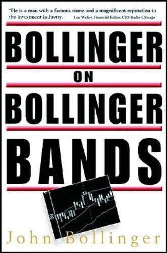 Book cover: “Bollinger on Bollinger Bands” by John Bollinger, with chart graphic.