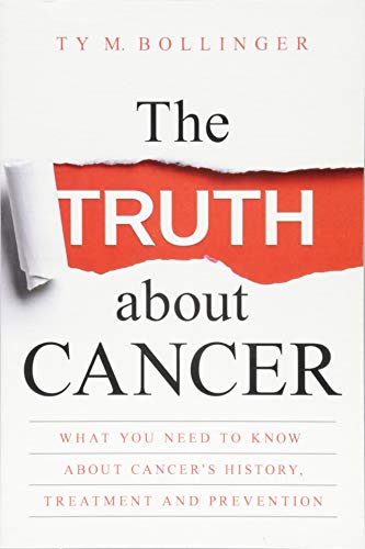 Book cover with red text reading "The Truth about Cancer.