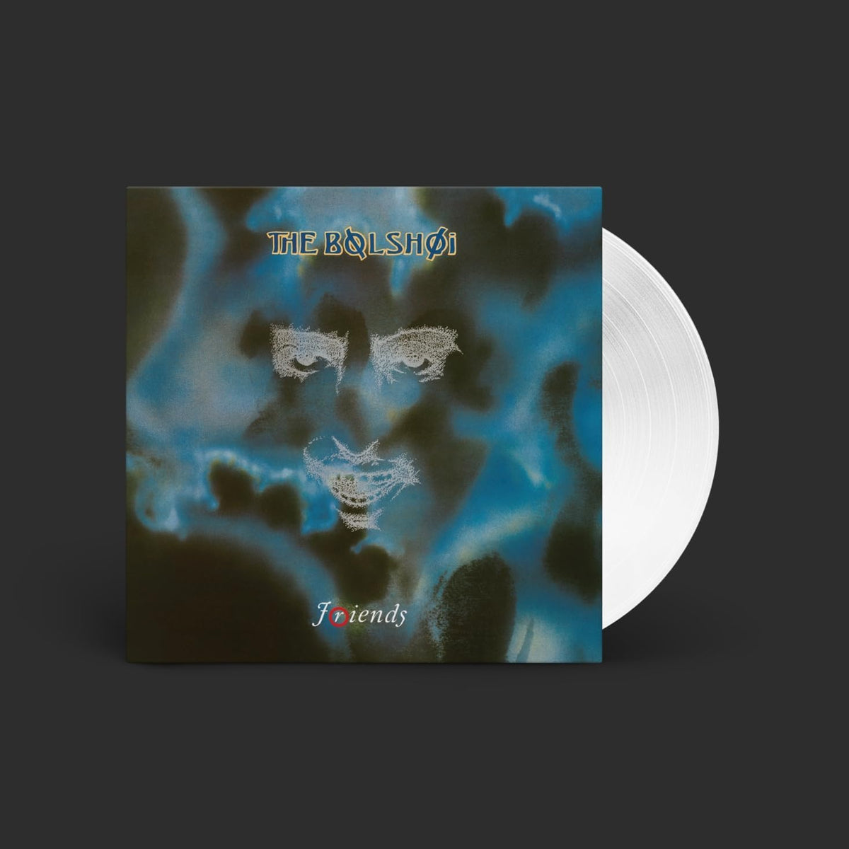 Vinyl record cover for The Bolshoi’s “Friends” with a blurred face.