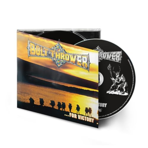 Bolt Thrower album "...for Victory" CD case and disc, soldiers silhouette.