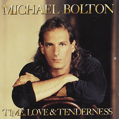 CD cover featuring portrait of Michael Bolton, album title "Time, Love & Tenderness".