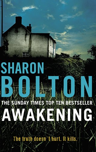 Book cover: isolated stone house on a hill, dark and moody sky.