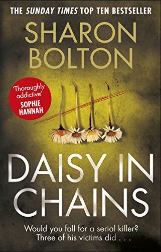 Book cover featuring a chained daisy, likely a thriller or mystery novel.