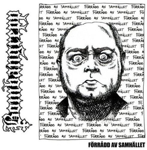 Black and white vinyl record cover with a distorted, sketched portrait.