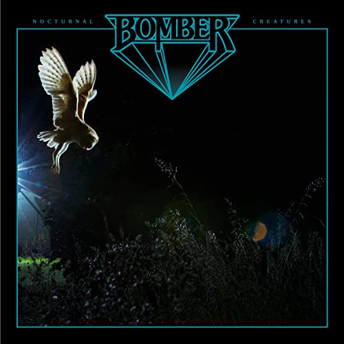 Album cover: owl in flight over dark, overgrown landscape.