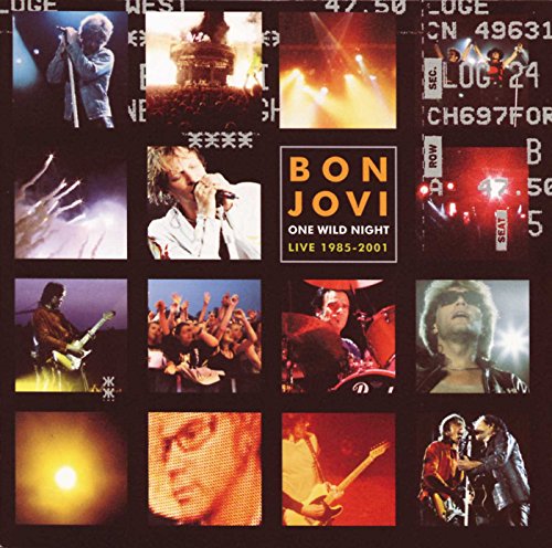 Album cover featuring a collage of Bon Jovi live concert photos and text.