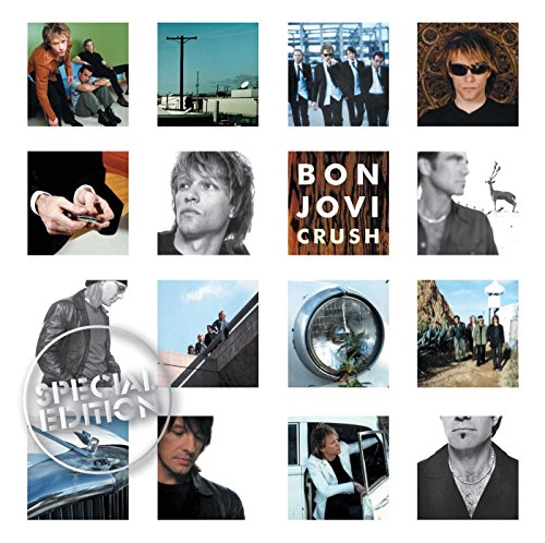 CD cover for "Crush Special" featuring Bon Jovi and various images.