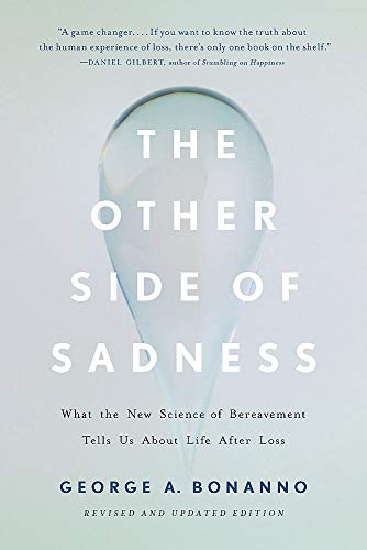 Book cover: "The Other Side of Sadness" with a teardrop image.
