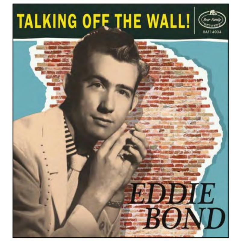 Eddie Bond album cover with a portrait and brick wall design.