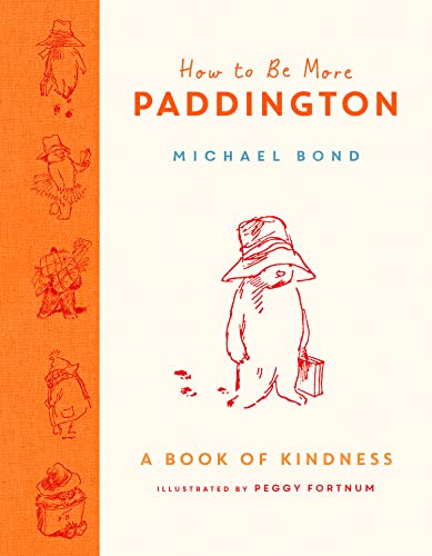 Book cover with Paddington Bear illustration and orange striped spine.
