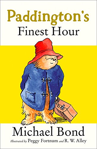 Book cover: Paddington Bear wearing a hat and coat, by Michael Bond.