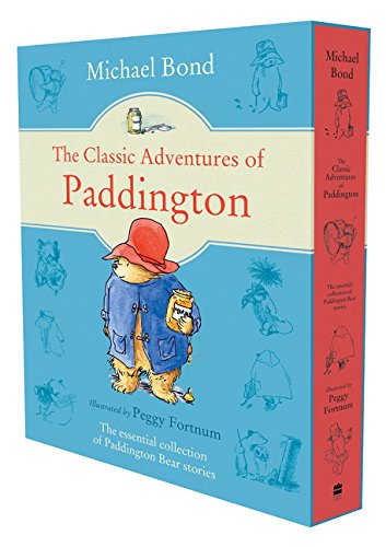 Book cover featuring Paddington Bear in a blue coat and red hat.