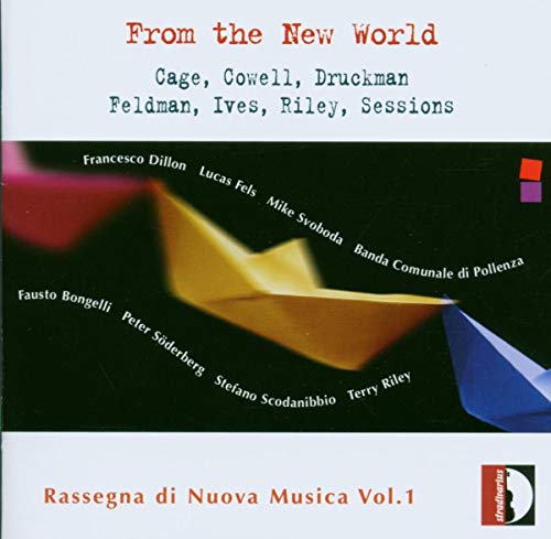 CD cover for "Rassegna di Nuova Musica vol.1" featuring paper boats.