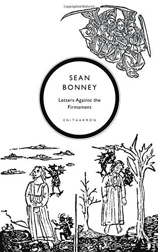 Book cover: black and white illustration of figures and angels.
