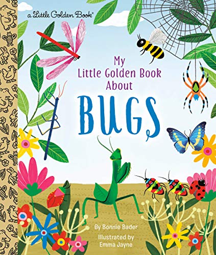 Cover of "My Little Golden Book About Bugs" featuring colorful insect illustrations.