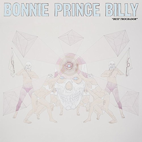 Bonnie Prince Billy album cover: surrealist drawing of skeletons and flags.