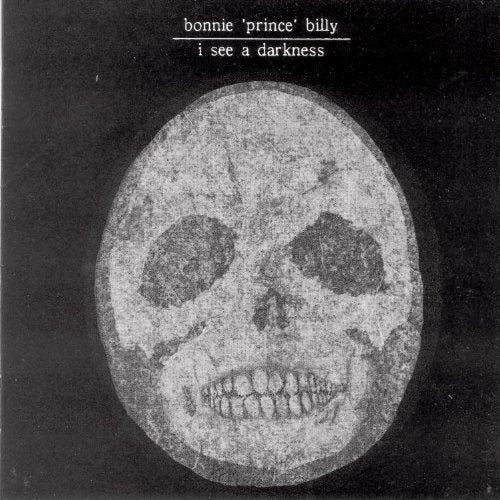 Black and white album cover featuring a grainy image of a skull.
