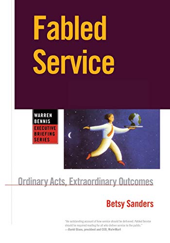 Book cover: "Fabled Service" with a person balancing the Earth.