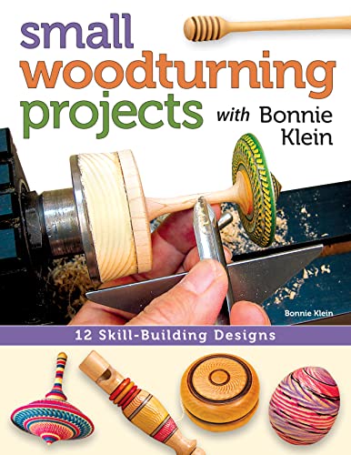 Book cover: "Small Woodturning Projects" with images of turned wood pieces.