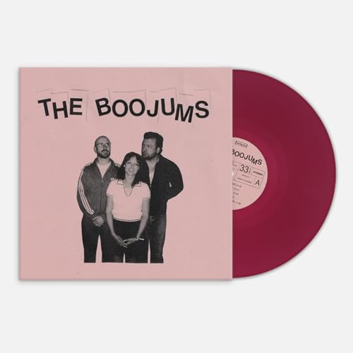 Vinyl record and album cover for The Boojums, translucent red vinyl.
