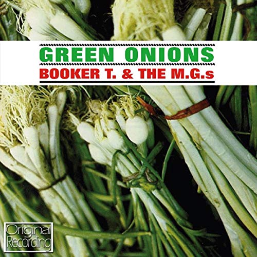Soul jazz album CD with green onions on cover, featuring Booker T. & M.G.'s.