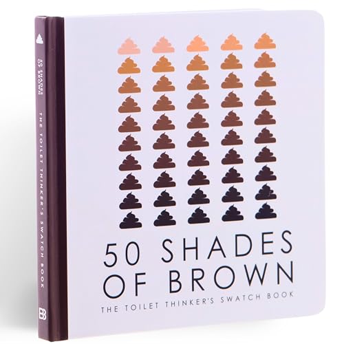 Book cover displaying a grid of varying brown fecal matter illustrations.