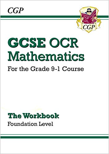 CGP GCSE OCR Mathematics Foundation workbook cover with green text on a white background.