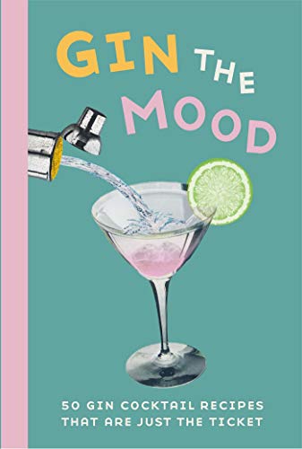 Book cover: gin cocktail in a martini glass, lime, and pouring gin.