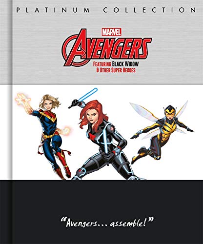 Marvel Avengers Platinum Collection book cover featuring Black Widow and other heroes.