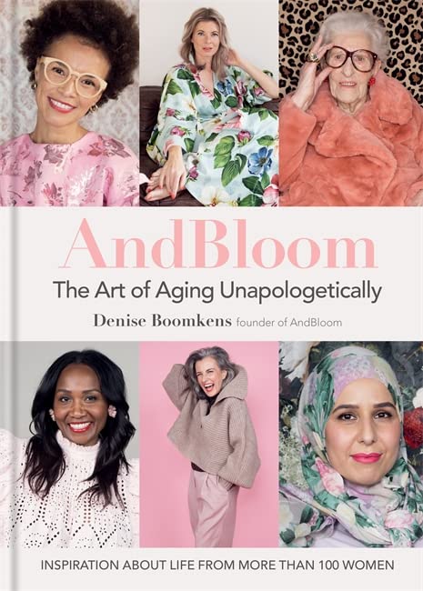 Book cover featuring portraits of diverse women, titled "And Bloom.