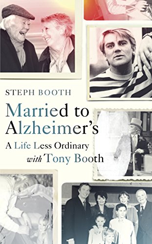 Book cover with photos of a man and woman, titled "Married to Alzheimer's.