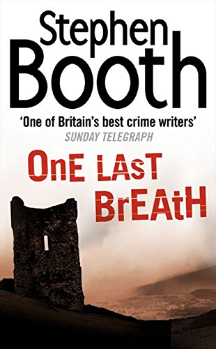 Book cover: “One Last Breath” with a ruined tower and desert landscape.