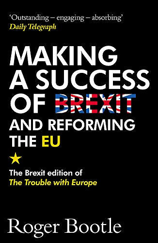 Black book cover with white text: "Making a Success of Brexit" by Roger Bootle.