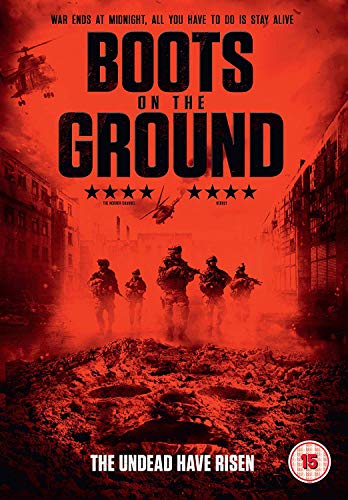 DVD cover art showing soldiers walking through a war-torn landscape under a red sky.