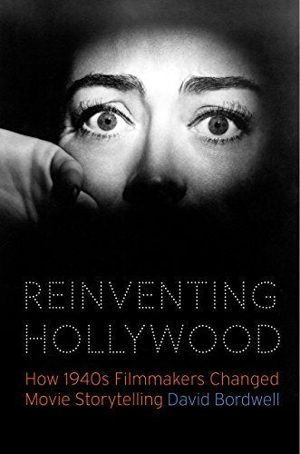 Book cover: black and white portrait with title “Reinventing Hollywood.”
