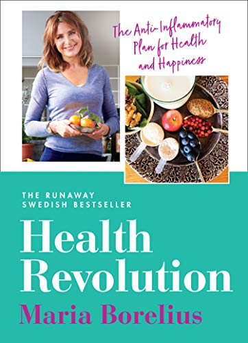 Book cover featuring a woman with fruit, and food arranged on a table.