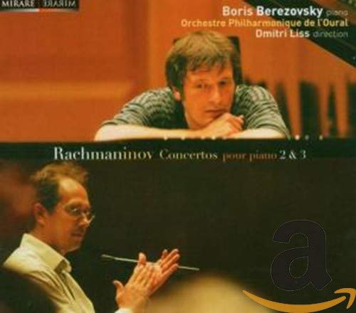 CD cover featuring pianist Boris Berezovsky and conductor Dmitri Liss.