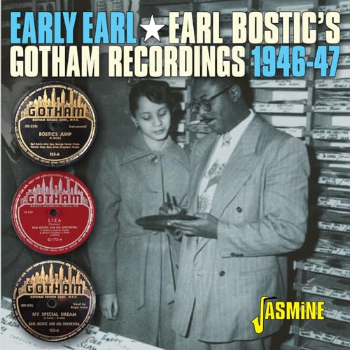 CD cover for Earl Bostic’s “Early Earl” with a vintage photo.