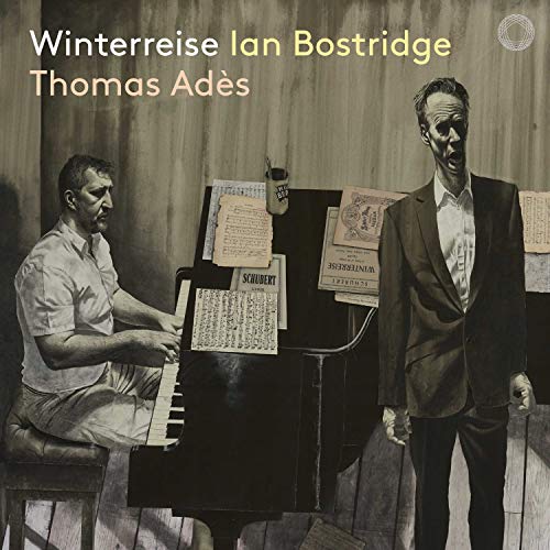 "CD cover featuring a man playing piano and a ghostly figure beside him."