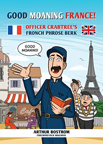 Cartoon book cover featuring a police officer and Parisian landmarks.