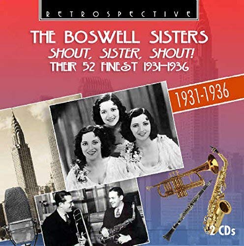 CD cover featuring the Boswell Sisters in a vintage-style photo, likely in harmony singing.
