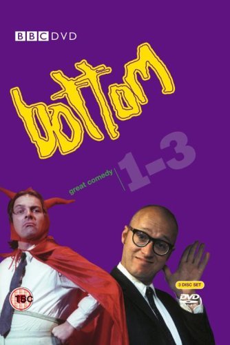 Bottom series 1-3 DVD cover featuring two men against a purple background.