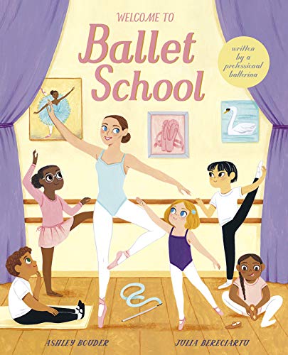 Children’s book cover depicting a ballet class with diverse students.