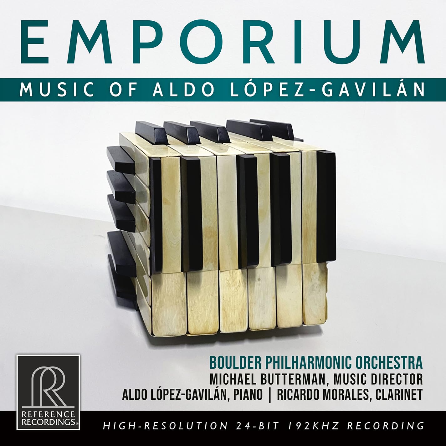 CD cover: accordion, text “Emporium” and artist names against a teal background.